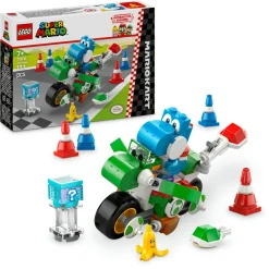 LEGO® Super Mario™ Lego super mario 72031 mario kart : moto yoshi, giocattolo interattivo, giochi per bambini 7+, regalo nintendo da collezione> Mattoncini