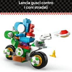 LEGO® Super Mario™ Lego super mario 72031 mario kart : moto yoshi, giocattolo interattivo, giochi per bambini 7+, regalo nintendo da collezione><noscript><img width=