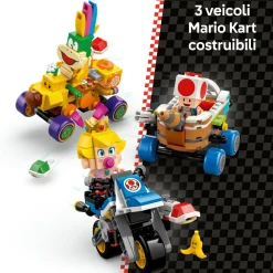LEGO® Super Mario™ Lego super mario 72036 mario kart: pack baby peach e gran premio, veicoli e pista giocattolo da costruire, giochi bambini 8+><noscript><img width=