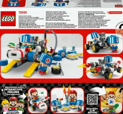 LEGO® Super Mario™ Lego super mario 72035 mario kart : officina di toad, garage giocattolo con macchina e 2 personaggi, giochi per bambini 8+><noscript><img width=
