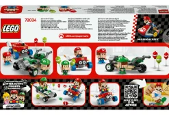 LEGO® Super Mario™ Lego super mario 72034 mario kart : baby mario vs baby luigi, 2 auto da corsa da costruire con personaggi, giochi bambini 8+><noscript><img width=