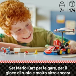 LEGO® Super Mario™ Lego super mario 72032 mario kart : kart standard, macchina giocattolo con toad, giochi per bambini 7+ nintendo da collezione> Mattoncini