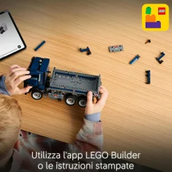 LEGO TECHNIC 42203 autocarro con cassone ribaltabile – camion giocattolo con sterzo e funzioni – modellino per bambini 9+> Mattoncini