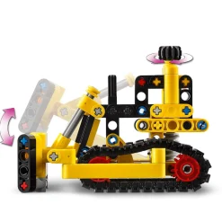 Lego technic 42163 bulldozer da cantiere, giochi per bambini e bambine di 7+ anni, regalo per amanti dei veicoli giocattolo> Mattoncini