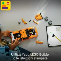 LEGO TECHNIC 42204 fast and furious toyota supra mk4, macchina giocattolo, motore 6 cilindri e portiere apribili per bambini9+><noscript><img width=