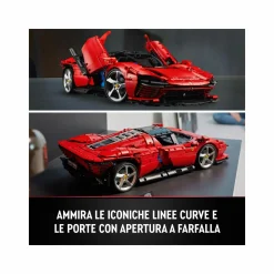 Lego technic 42143 ferrari daytona sp3, modellino auto da costruire supercar scala 1:8, set collezione adulti, idea regalo><noscript><img width=
