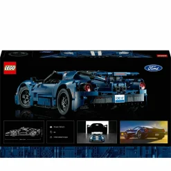 Lego technic 42154 ford gt 2022, kit modellino di auto da costruire per adulti, supercar in scala 1:12, set da collezione> Costruzioni Per Adulti|Mattoncini