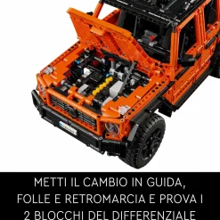 Lego technic 42177 mercedes-benz g 500 professional line, modellino di auto fuoristrada 4x4 da costruire, regalo per adulti><noscript><img width=