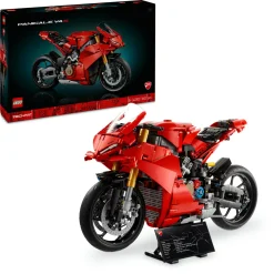 LEGO TECHNIC 42202 motocicletta ducati panigale v4 s, modello per adulti da collezione, idea regalo uomo o donna fan delle moto> Costruzioni Per Adulti|Mattoncini
