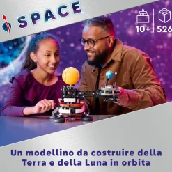 Lego technic 42179 pianeta terra e luna in orbita, giochi spaziali per bambini 10+, sistema solare da costruire con rotazione> Costruzioni Per Adulti|Mattoncini