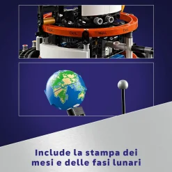 Lego technic 42179 pianeta terra e luna in orbita, giochi spaziali per bambini 10+, sistema solare da costruire con rotazione><noscript><img width=