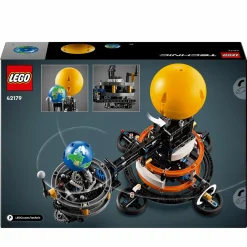 Lego technic 42179 pianeta terra e luna in orbita, giochi spaziali per bambini 10+, sistema solare da costruire con rotazione><noscript><img width=