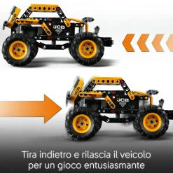 LEGO TECHNIC 42199 pull-back monster jam digatron, monster truck giocattolo da costruire, giochi bambini 7+, regalo fan veicoli><noscript><img width=