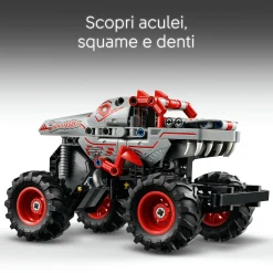 LEGO TECHNIC 42200 pull-back thunderroarus, monster truck giocattolo da costruire, giochi bambini 7+, regalo fan monster jam><noscript><img width=
