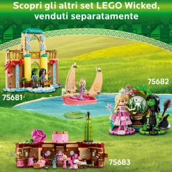 Lego wicked 75684 benvenuti nella città di smeraldo, gioco da collezione per bambini 9+ con torre giocattolo e 5 personaggi><noscript><img width=