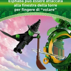 Lego wicked 75684 benvenuti nella città di smeraldo, gioco da collezione per bambini 9+ con torre giocattolo e 5 personaggi><noscript><img width=