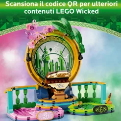 Lego wicked 75682 personaggi di elphaba e glinda, giochi di fantasia per bambini 10+ anni, 2 figure da costruire, idea regalo> Mattoncini