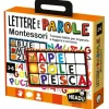 HEADU Lettere e parole montessori. tombola tattile per imparare a leggere e scrivere. montessori. 3-6 anni> Primi Apprendimenti