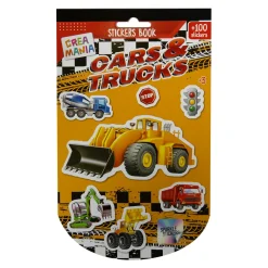 CREA MANIA Libro stickers veicoli> Kit Artistici E Pittura