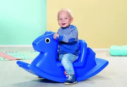 LITTLE TIKES cavallo a dondolo blu><noscript><img width=