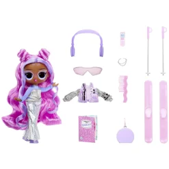 LOL L.o.l. surprise tweens winter snow – violet snow – fashion doll con unboxing a tema inverno, tanti accessori glamour – sci e bastoni cambiano colore> Fashion Dolls