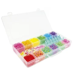 CREA MANIA Loom case kit: valigetta con 2000+ elastici colorati per creare braccialetti e accessori fatti a mano –> Moda, Gioielli, Decorazioni, Cosmetici
