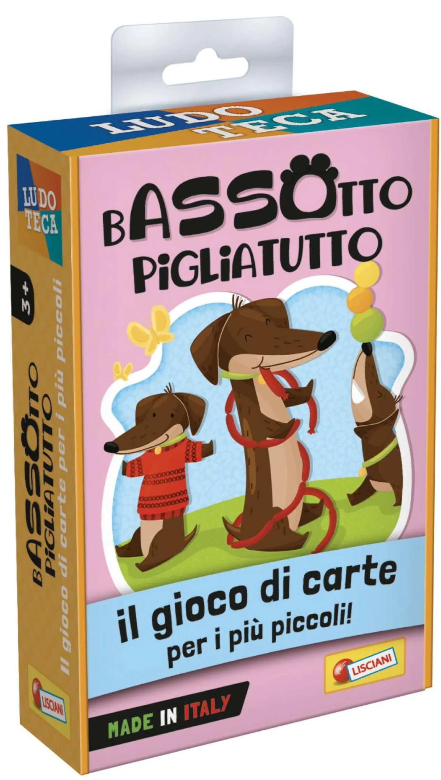 LISCIANI Ludoteca le carte dei bambini bassotto pigliatutto> Giochi Di Carte