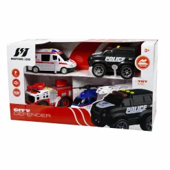 MOTOR & CO. Macchinine set 5 veicoli emergenza> Macchinine Bambini