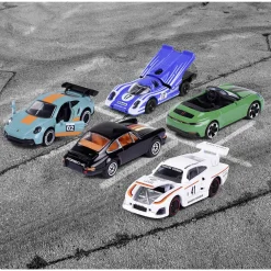 MAJORETTE porsche giftpack con 5 modellini in scala 1:64><noscript><img width=