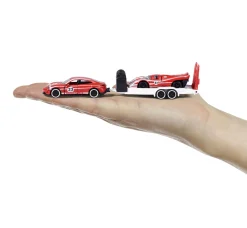 MAJORETTE - porsche race trailer set, auto con rimorchio><noscript><img width=