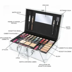 MISS FASHION Makeup vanity case> Moda, Gioielli, Decorazioni, Cosmetici
