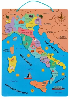 IBS Mappa magnetica dell’italia> Puzzle In Legno