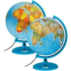 MICRO PLANET Mappamondo luminoso fisico e politico –><noscript><img width=