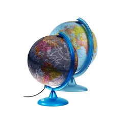 MICRO PLANET Mappamondo luminoso politico e costellazioni><noscript><img width=