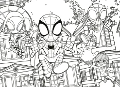 LISCIANI Marvel puzzle df maxi  floor 4 x 48 spidey><noscript><img width=