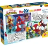 LISCIANI Marvel puzzle df maxi floor  2 x 24 spidey> Puzzle Per Bambini