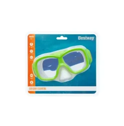 Bestway Maschera aquanaut, 7-14 anni, 3 colori assortiti,  in silicone con lenti in policarbonato protezione uv> Maschere E Pinne