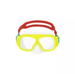 Bestway Maschera aquanaut, 7-14 anni, 3 colori assortiti,  in silicone con lenti in policarbonato protezione uv><noscript><img width=
