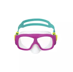 Bestway Maschera aquanaut, 7-14 anni, 3 colori assortiti,  in silicone con lenti in policarbonato protezione uv><noscript><img width=