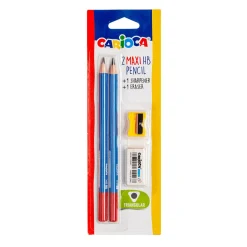 CARIOCA Matita hb pencil triangolari maxi 2pz> Cancelleria E Accessori