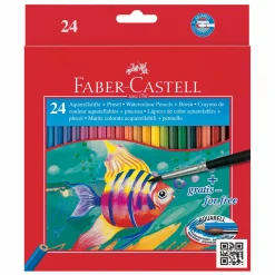 FABER-CASTELL Matite aquerellabili 24 colori> Cancelleria E Accessori