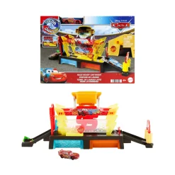 Cars Mattel – autolavaggio corsa cambia colore, playset disney pixar con rampa e vasca> Garage E Circuiti