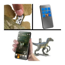 Jurassic World Mattel – terizinosauro attacca e ruggisci, dinosauro con azione d’attacco, ruggito ed effetti sonori><noscript><img width=