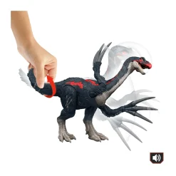 Jurassic World Mattel – terizinosauro attacca e ruggisci, dinosauro con azione d’attacco, ruggito ed effetti sonori><noscript><img width=