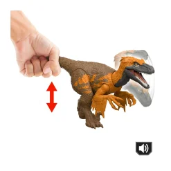 Jurassic World Mattel – utahraptor ruggito selvaggio jw -dinosauro snodato con suoni e attacco coda><noscript><img width=