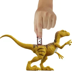 Jurassic World Mattel – velociraptor attacco fatale, dinosauro con articolazioni mobili e azione d’attacco specifica><noscript><img width=