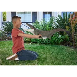 Jurassic World Mattel la rinascita – mosasauro super colossale, enorme dinosauro snodato con due mosse d’attacco><noscript><img width=