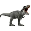 Jurassic World Mattel la rinascita – t-rex super colossale, enorme dinosauro snodato con due mosse d’attacco> Action Figures