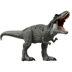 Jurassic World Mattel la rinascita – t-rex super colossale, enorme dinosauro snodato con due mosse d’attacco> Action Figures