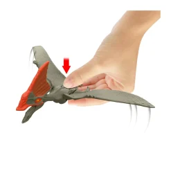 Jurassic World Mattel la rinascita – tapejara attacco fatale, dinoasuro snodato con azione a colpo singolo inclusa, design ispirato al film> Action Figures